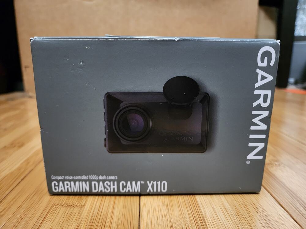 NEW Garmin Dash Cam X110 Compact 1080p HD Voice Control 140 Degree Field of View